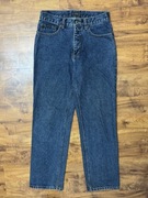 Spodnie jeansowe szerokie klasyczne straight high Jeffrey Jordan W30 L30 S