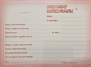 Sakrament bierzmowanie  Zaswiadczenie dla chrzestnych