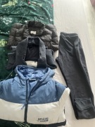 Zestaw chłopięcy, kurtka, bezrękawnik, bluza, spodnie dresowe 152-164cm