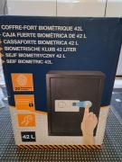 Sejf biometryczny, odcisk palca, 42L Nowy