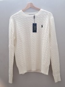 Biały sweterek Ralph lauren