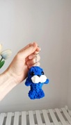 Foka na szydełku, brelok, zawieszka handmade