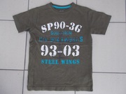 NEXT BLUZKA t-shirt MILITARNA SAMOLOT KODY 122  