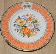 ELIZABETHAN Chelsea Flower 1992 Talerz ozdobny porcelanowy Kwiaty