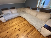 Kanapa narożna narożnik z funkcją spania
