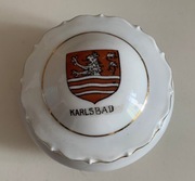 Puzderko Karlsbad 1900 porcelana antyk