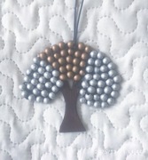 Naszyjnik drzewko szczęścia . Rękodzieło