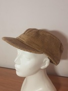 Czapka z daszkiem sztruksowa Nowa duża rozm 58