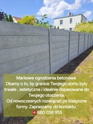 Nowoczesne ogrodzenia betonowe Producent 