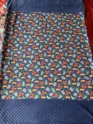 Kołdra narzuta minky rakiety kosmos