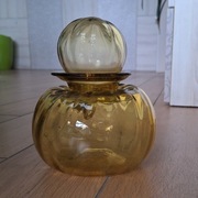 Karafka „Dynia” Huta Szkła Prądniczanka Marian Gołogórski PRL