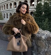 ZARA krótki płaszcz kurtka ze sztucznego futerko sztuczne futro viral XS S