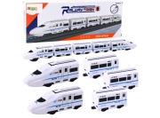 Pociąg Kolejka Interaktywna Wagony Dźwięki Światła Biały 62cm 