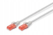 Patchcord U/UTP 6 Digitus RJ45 / RJ45 3 m szary
