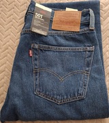 Spodnie jeans Levi's 501 32x34 niebieski NOWE metka Levis W32 L34 Promocja