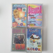 KOLOR- 4 kasety biesiada,disco polo