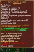 Czarne rękawice abordażu margonem aether