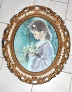 Obraz PORTRET grafika na dykcie