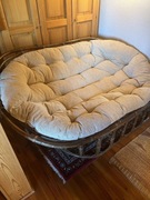 Ratanowa kanapa Muszla 176x124 Indonezja.