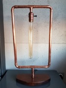 Lampa loftowa z miedzi