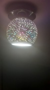 Podsufitka plafon żyrandol  colours chrom 3d kula
