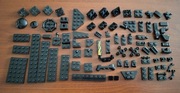Lego mix (miks) różnych czarnych elementów