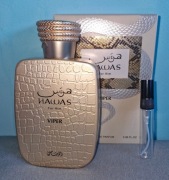 Rasasi Hawas Viper wiralowe perfumy dymne korzenne perfumetka 5ml