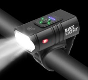 Mocna lampa 2xT6 do roweru zasilana akumulatorem 