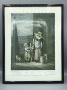 Stara grafika Milk below Maids - reprodukcja w stylu vintage