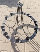 Wiszący żelazny żyrandol 