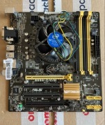 Zestaw i7-4790 + Płyta ASUS B85M (4x RAM) | Maskownica | Stan BDB