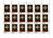 Ark.18x (3410-3411) Plakat polski (dwa arkusze nieskładane ZG - ZGD)