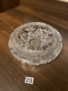 Kryształ popielniczka PRL VINTAGE RETRO