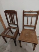 Stare polskie przedwojenne krzesła 