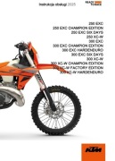 INSTRUKCJA OBSLUGI KTM EXC 250 TBI 300 TBI XC-W 300 TBI 2025r j.POLSKI 