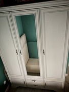 Szafa pięciodrzwiowa IDENTO z lustrem i szufladami 159x216x60 WIDEO