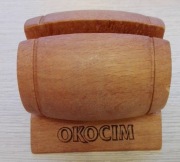 Serwetnik Podstawka na serwetki OKOCIM drewniania