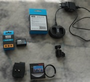 Akcesoria fotograficzne ładowarka akumulator filtr