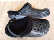 KROKSY DAMSKIE OCIEPLANE KLAPKI CHODAKI OGRODOWE