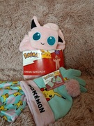 Zestaw dla fanki pokemonów pokemon go czapka komin/szalik rękawiczki onesie