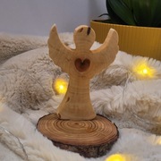 Świąteczny Aniołek Drewno