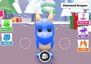 No potion diamond dragon/Adopt me Roblox