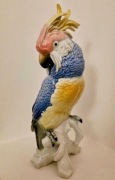 Figurka papuga Porzellanfabrik Karl Ens wczesna sygnatura