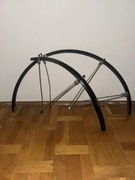 Retro błotniki 28 cali, lekkie, plastikowe