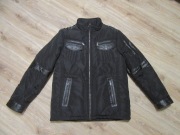 PHILIPP PLEIN męska czarna kurtka czaszki lekko ocieplana _ XL