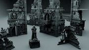 Ruiny Imperial modułowy pakiet wieloczęściowy druk 3D