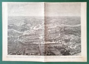 Śląsk Wrocław Breslau widok miasta 1870
