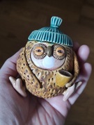 Figurka ceramiczna Sowa Kawamanka 