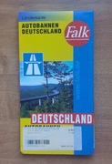 mapa drogowa Falk Länderkarte Deutschland Autobahnen autostrady w Niemczech
