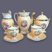 Serwis Tete a tete Biedermeier 1820-50 Vieux Paris